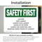 Signmission Safety Culture Sign, 10 in Width, Vinyl Decal, Rectangle OS-2PACK-SF-D-710-L-10564 - alternate 3
